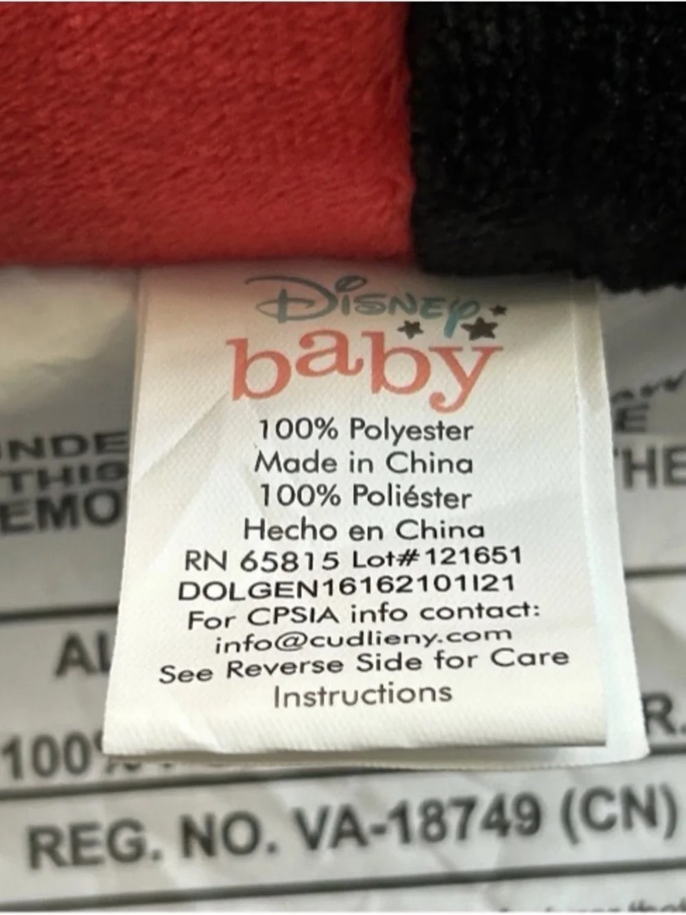 Disney Baby Toddler Kid Mickey Mouse Neck Roll Travel Pillow, 9” Plush Soft New